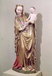 Virgem e Criança, c.1400 (madeira policromada)