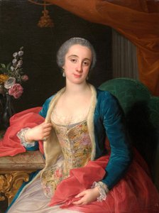 Retrato da Duquesa Sforza Cesarini d.1765, 1768.