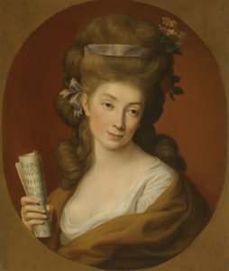 Retrato da princesa Izabela Elzbieta Potocka, neé Lubomirska 1736-1816 de Pompeo Girolamo Batoni