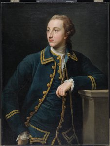 Retrato de um Homem de fato verde, c.1760 (óleo sobre tela) de Pompeo Girolamo Batoni