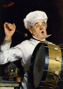 Chamando para o jantar,
