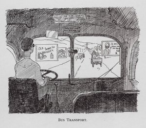 Transporte por autocarro (litografia) de Pont (1908 40)