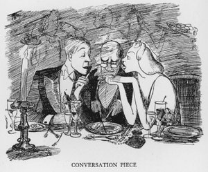 Peça de conversação (litho) de Pont