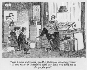 "Será que a compreendi realmente, Miss Wilson, para usar a expressão, 