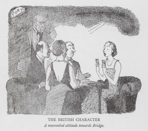 O carácter britânico, uma atitude reverencial em relação a Bridge (litografia)