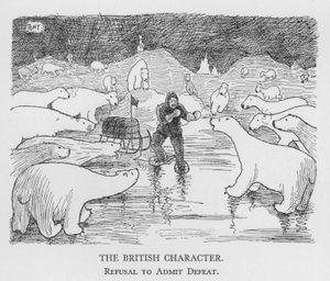 O Caráter Britânico, Recusa em Admitir a Derrota (litho)
