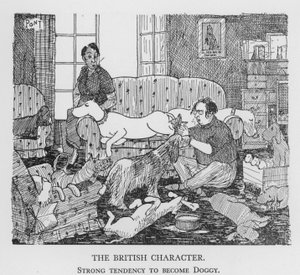 O Personagem Britânico, Forte tendência para se tornar Cãozinho (litho)
