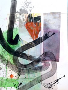 Traços abstratos dinâmicos de Poonam Choudhary
