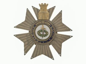 Distintivo, Ordem da Torre e Espada, Portugal, General Sir Galbraith Lowry Cole de Portuguese School