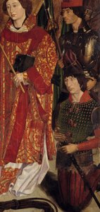 São Vicente, patrono de Lisboa e Henrique o Navegador (1394-1460), fundador de uma escola de navegadores Detail. Pintura da escola portuguesa do século XVI. Museu Nacional de Arte Antiga, Lisboa. Museu de Artes Antigas de Lisboa. de Portuguese School