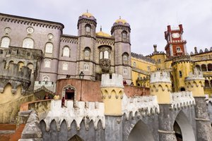 Vista do Palácio Nacional de Portuguese School