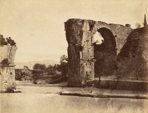Ponte de Augusto em Nani, 1853-56. de Possibly by Jane Martha St. John.