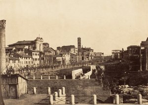 O Fórum, Roma, 1853-56. de Possibly by Jane Martha St. John.