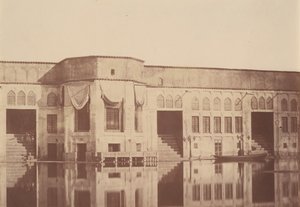 [Residência de verão Qasr do Xá, Emarat-e xoruji, Teerã, Irã], décadas de 1840-60.