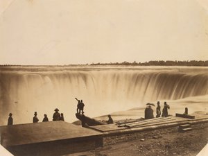Cataratas do Niágara, c. 1855. de Possibly by Silas A. Holmes.