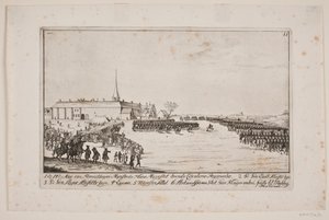 Frederik V reúne regimentos em Antvorskov de Poul Isac Grønvold