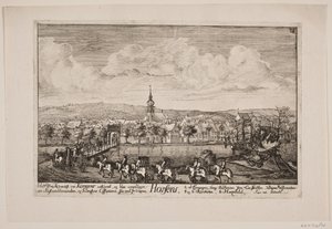 Entrada de Frederick V em Horsens de Poul Isac Grønvold