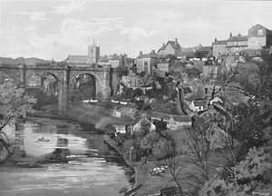 Knaresborough, do castelo, c1896 de Poulton and Co