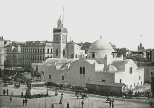 O Djamaa al-Djedid, Argel, Argélia, 1895.