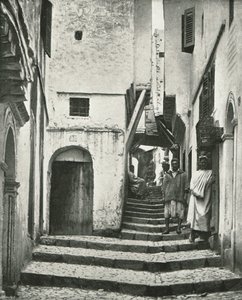 Rue de la Kasbah, Argel, Argélia, 1895.