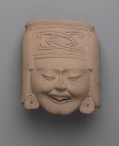 Cabeça de Mulher Rindo, Totonac (cerâmica)
