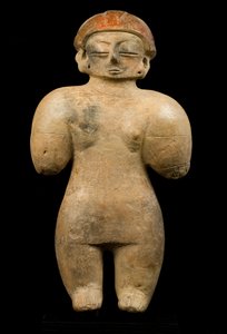 Estatueta pré-colombiana / Arte Chorrera (terracota)