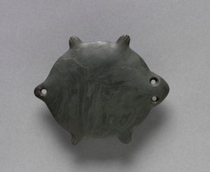 Paleta em forma de tartaruga, c.3500-3050 BC (graywacke) de Predynastic Period Egyptian