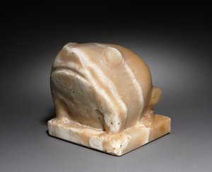 Estátua de Heqat, a deusa do sapo, c.2950 aC