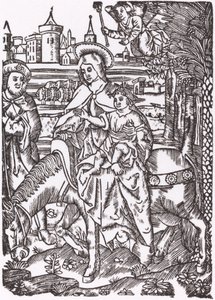 A fuga para o Egito de Probably French 16th Century