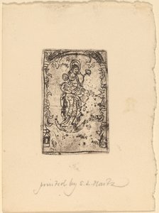 Madonna e criança de Probably Netherlandish 15th Century