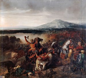 Roger I da Sicília na batalha de Cerami em 1061