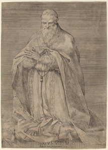 Papa Sisto V de Prospero Bresciano, after Giuseppe Cesari