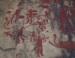 Cenas de caça (pintura rupestre)