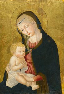 Madonna and Child, depois de 1445 (tempera e folha de ouro no painel)