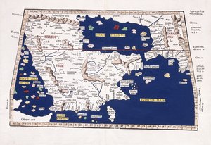 Mapa da Arábia, Golfo Pérsico e Mar da Índia, 1541