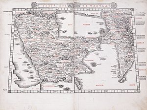 Seis Mapa Asia 1511 de Ptolemy