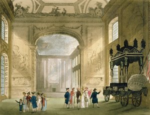 Hospital de Greenwich do microcosmo de Londres de Ackermann (cópia) de Pugin and Rowlandson