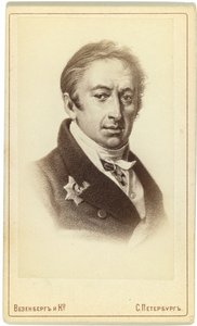 Retrato do autor e historiador Nikolay M. Karamzin 1766-1826
