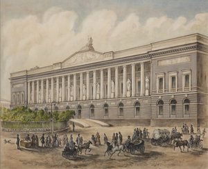 Biblioteca Pública Imperial em São Petersburgo, década de 1840