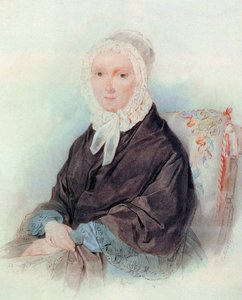 Retrato de A. N. Venevitinova de Pyotr Fyodorovich Sokolov
