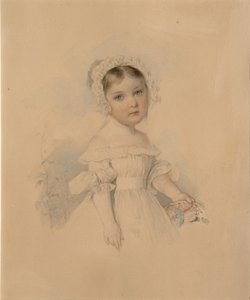 Retrato da condessa Alexandra Alexandrovna Golitsyna 1823-1910, meados da década de 1820