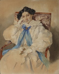 Retrato de Elizabeth Mikhailovna Khitrovo 1783-1839, 1838