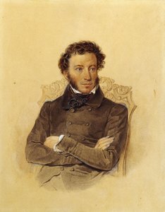 Retrato do poeta Aleksandr Sergeevich Pushkin, c. 1830