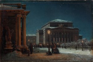 Teatro Alexandrinsky em São Petersburgo, década de 1870