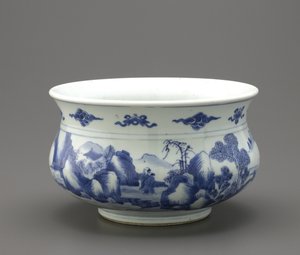 Queimador de incenso, Jingdezhen, província de Jiangxi (cerâmica)