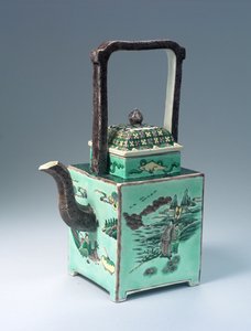 Bule Grande Família Verde, período Kangxi (1662-1722) (porcelana)