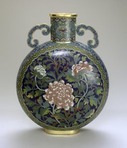 Frasco da Lua (cloisonne esmaltado)