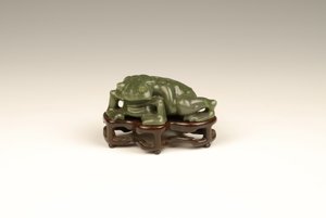Estatueta de sapo (jade)