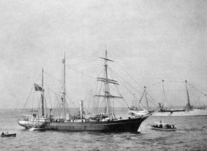 Ernest Shackletons envia o HMS Nimrod, 1907 1908.