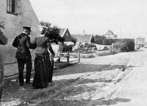 Desembarque em Skagen, Dinamarca, 1908. de Queen Alexandra